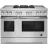 JennAir RISE™ JDRP848HL - RISE™ 48-inch Dual-Fuel Professional Range with Dual Chrome-Infused Griddles