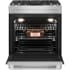 JennAir Pro-Style Series JDS1750ML - 30 Inch Slide-In Dual Fuel Range with 4 Sealed Burners in Opened View
