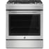 JennAir Pro-Style Series JDS1750ML - 30 Inch Slide-In Dual Fuel Range with 4 Sealed Burners in Front View