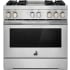 JennAir RISE™ JDSP536HL - RISE™ 36-inch Dual-Fuel Professional Range with Chrome-Infused Griddle and Steam Assist