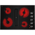JennAir Black Floating Glass Series JED3430GB - Front View