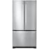 JennAir NOIR™ JFFCF72DKM - 36 Inch Freestanding French Door Refrigerator in Front View