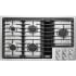 JennAir Euro-Style Series JGD3536GS - Euro-Style 36 Inch Gas Cooktop with 5 Sealed Burners
