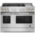JennAir RISE™ JGRP748HL - RISE™ 48-inch Gas Professional-Style Range with Chrome-Infused Griddle and Grill