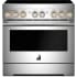 JennAir RISE™ JPIFC736RL - 36 Inch Freestanding Professional Induction Smart Range in Front View