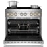 JennAir RISE™ JPIFC736RL - 36 Inch Freestanding Professional Induction Smart Range in Opened View