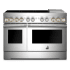 JennAir RISE™ JPIGC748RL - 48 Inch Freestanding Induction Smart Range in Front View