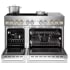 JennAir RISE™ JPIGC748RL - 48 Inch Freestanding Induction Smart Range in Front View