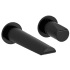 Rohl Parabola™ TPB360BK - Parabola™ Wall Mount 360° Lavatory Faucet Trim in Black