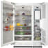 Miele MasterCool Series MIREFFR15 - Side-by-Side Column Refrigerator &amp; Freezer Set