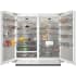 Miele MasterCool Series MIREFFR11 - Side-by-Side Column Refrigerator &amp; Freezer Set
