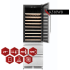 Kucht Professional K510WB - 24 Inch Freestanding/Built-In Dual Zone Wine Cooler in Front View