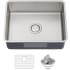 Kraus Dex Series KA1US21B - Dex™ 21 Undermount 16 Gauge Antibacterial Stainless Steel Single Bowl Kitchen Sink