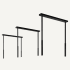 Falmec KACL748HF - Spazio Support Rods, Matte Black