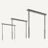 Falmec KACL748IF - Spazio Support Rods, Stainless Steel