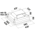 Falmec KACL939BF - Dimensions Guide
