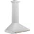 ZLINE Autograph Edition KB4SNZ36CB - 36 Inch Wall Mount Chimney Hood DuraSnow® Stainless Steel