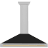 ZLINE Autograph Edition KB4SNZBLM48CB - 48 Inch Wall Mount Chimney Hood