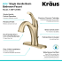 Kraus Arlo Series KBF1201BG - Features