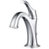 Kraus Arlo Series KBF1201CH - Single Handle Basin Bathroom Faucet with Lift Rod Drain and Deck Plate in Chrome