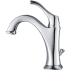 Kraus Arlo Series KBF1201CH - Single Handle Basin Bathroom Faucet with Lift Rod Drain and Deck Plate in Chrome