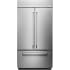 KitchenAid KBFN502ESS - 42 Inch Built-In Frenc42 Inch Built-In French Door Refrigerator Stainless Steel Control Panel