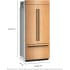 KitchenAid KBFN536TPA - 20.8 Cu. Ft. 36-inch Built-In Panel-Ready French Door Bottom Mount Refrigerator with Platinum Interior