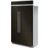 KitchenAid KBSN708MBS - 48 Inch Built-In Side-by-Side Refrigerator Angle