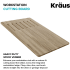 Kraus KCBWS301SA - Heavy-Duty Wood Veneer