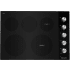 KitchenAid KCES550HBL - 30 Inch Electric Cooktop with 5 Elements and Knob Controls