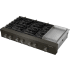 KitchenAid KCGK948TBE - 48-inch 6-Burner Gas Commercial-Style Rangetop with Griddle