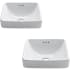 Kraus Elavo Series KCR2812PK - Semi-Recessed Bathroom Sink with Overflow