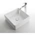 Kraus White Ceramic Series KCV120CH - Top View - Faucet Not Included