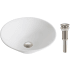 Kraus Elavo Series KCV143BN - 16" Single Ceramic Vessel Sink with 5 1/2" Depth