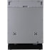 Kucht Professional KD240PR - 24 Inch Fully Integrated Built-In Panel Ready Dishwasher in Rear View