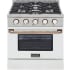 Kucht Professional KDF302LPWGOLD - 30 Inch Freestanding Dual Fuel Range