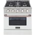 Kucht Professional KDF302LPWROSE - 30 Inch Freestanding Dual Fuel Range