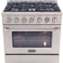 Kucht Professional KDF362LPS - 36 Inch Freestanding Dual Fuel Range