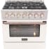 Kucht Professional KDF362LPWROSE - 36 Inch Freestanding Dual Fuel Range