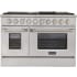 Kucht Professional KDF482S - 48 Inch Freestanding Dual Fuel Range