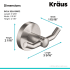 Kraus KEA18802BN - Dimensions