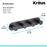 Kraus KEA18804MB - Dimensions
