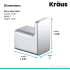 Kraus KEA19901CH - Dimensions