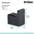 Kraus KEA19901MB - Dimensions
