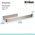 Kraus KEA19925BN - Dimensions