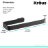 Kraus KEA19925MB - Dimensions