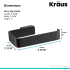 Kraus KEA19929MB - Dimensions