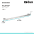 Kraus KEA19937BN - Dimensions