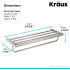 Kraus KEA19942BN - Dimensions
