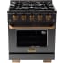 Kucht Professional Gemstone™ KED304 - 30 Inch Freestanding Dual Fuel Range